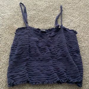 aerie navy tank top